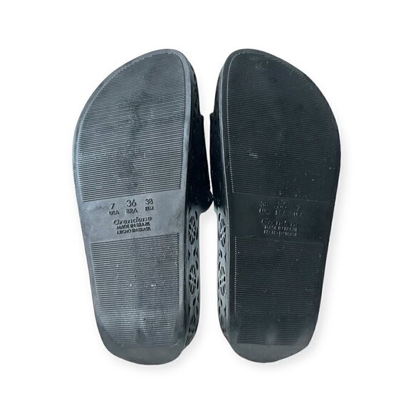 Vintage 90s Patrick Cox Jelly Flatform Wedge Slide, Size 38EU/7US - Picture 7 of 13